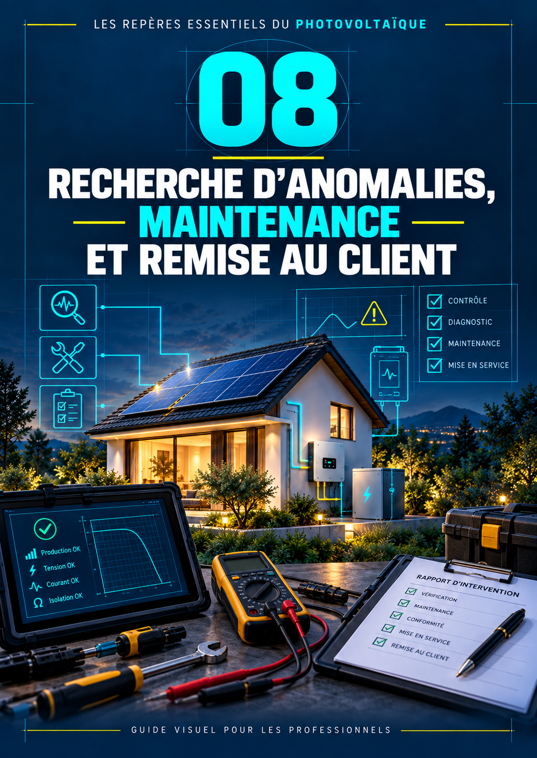 Couverture rubrique 8 : Recherche d’anomalies, maintenance et remise au client