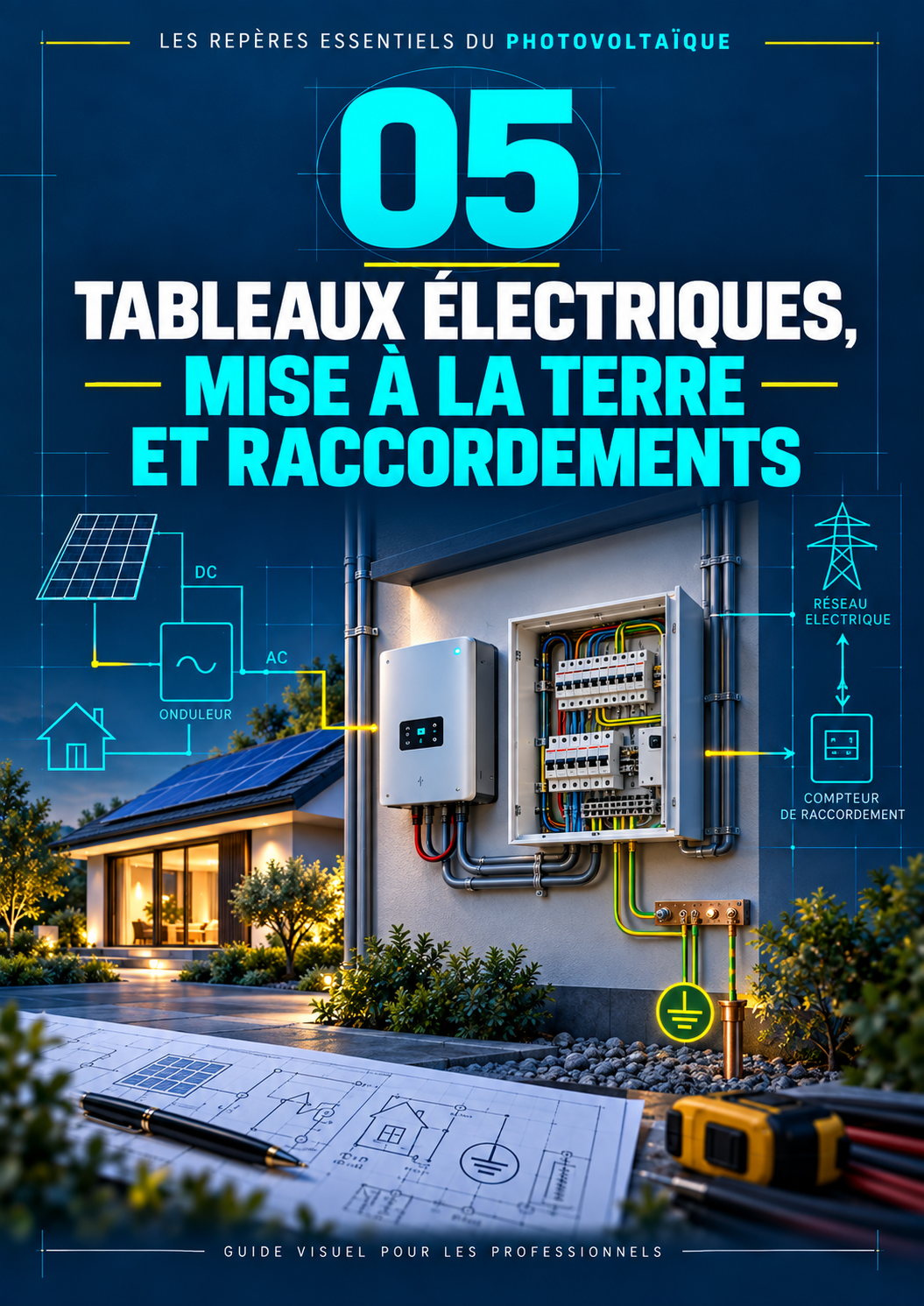 Couverture rubrique 5 : Tableaux électriques, mise à la terre et raccordements