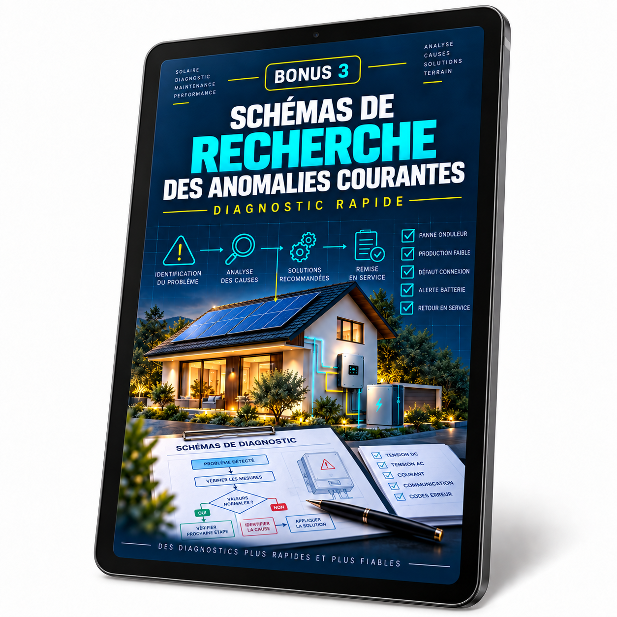 Couverture Schémas de recherche des anomalies courantes