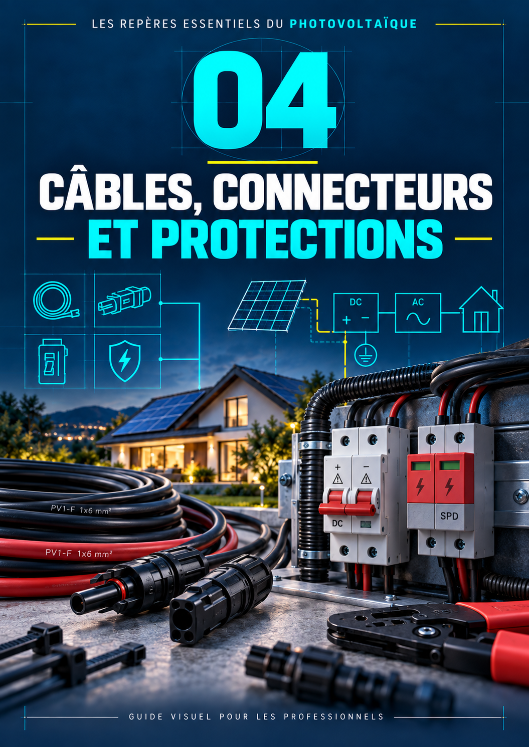 Couverture rubrique 4 : Câbles, connecteurs et protections